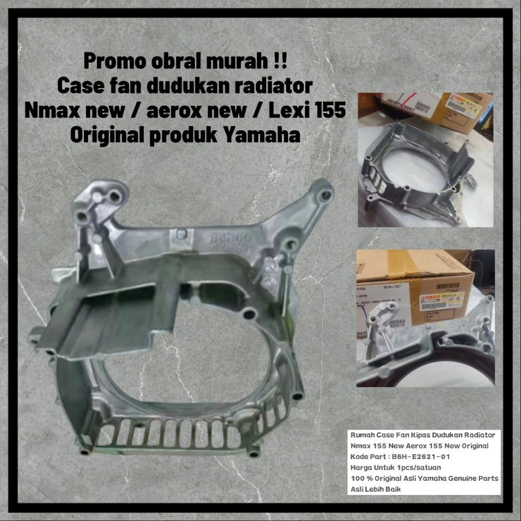 promo obral dudukan radiator nmax new / dudukan radiator aerox new / case fan dudukan radiator nmax 