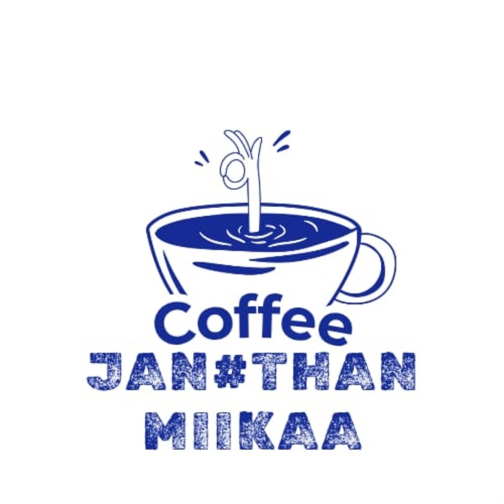 Sticker Label#Logo Brand#CoffeeShop#Jnt