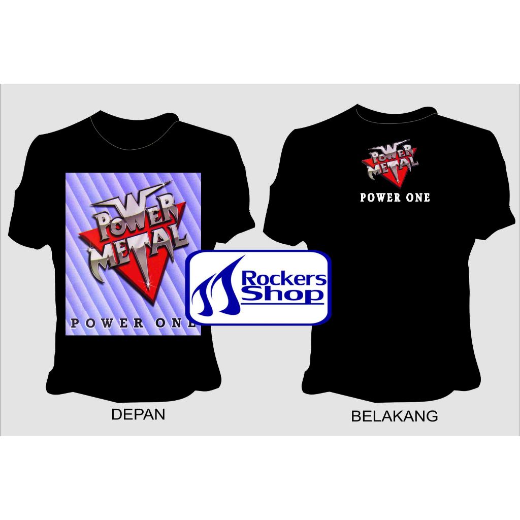 KAOS POWER METAL ALBUM POWER ONE SINGLE HITS ANGKARA SATU JIWA CITA YANG TERSITA MALAPETAKA BAYANGAN