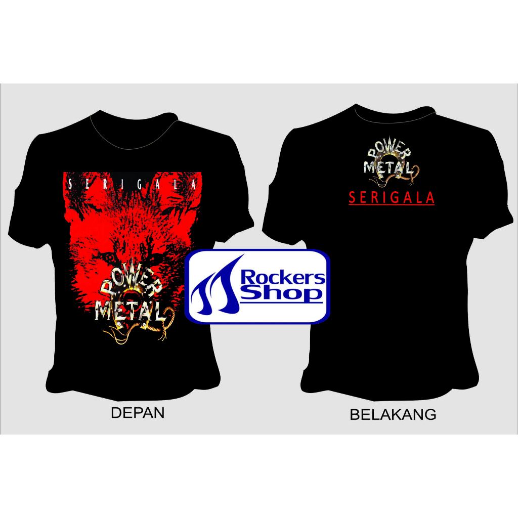 KAOS POWER METAL ALBUM SERIGALA SINGLE HITS SELAMAT MALAM KAWAN DUNIAKU BAND ROCK METAL LAWAS LEGEND