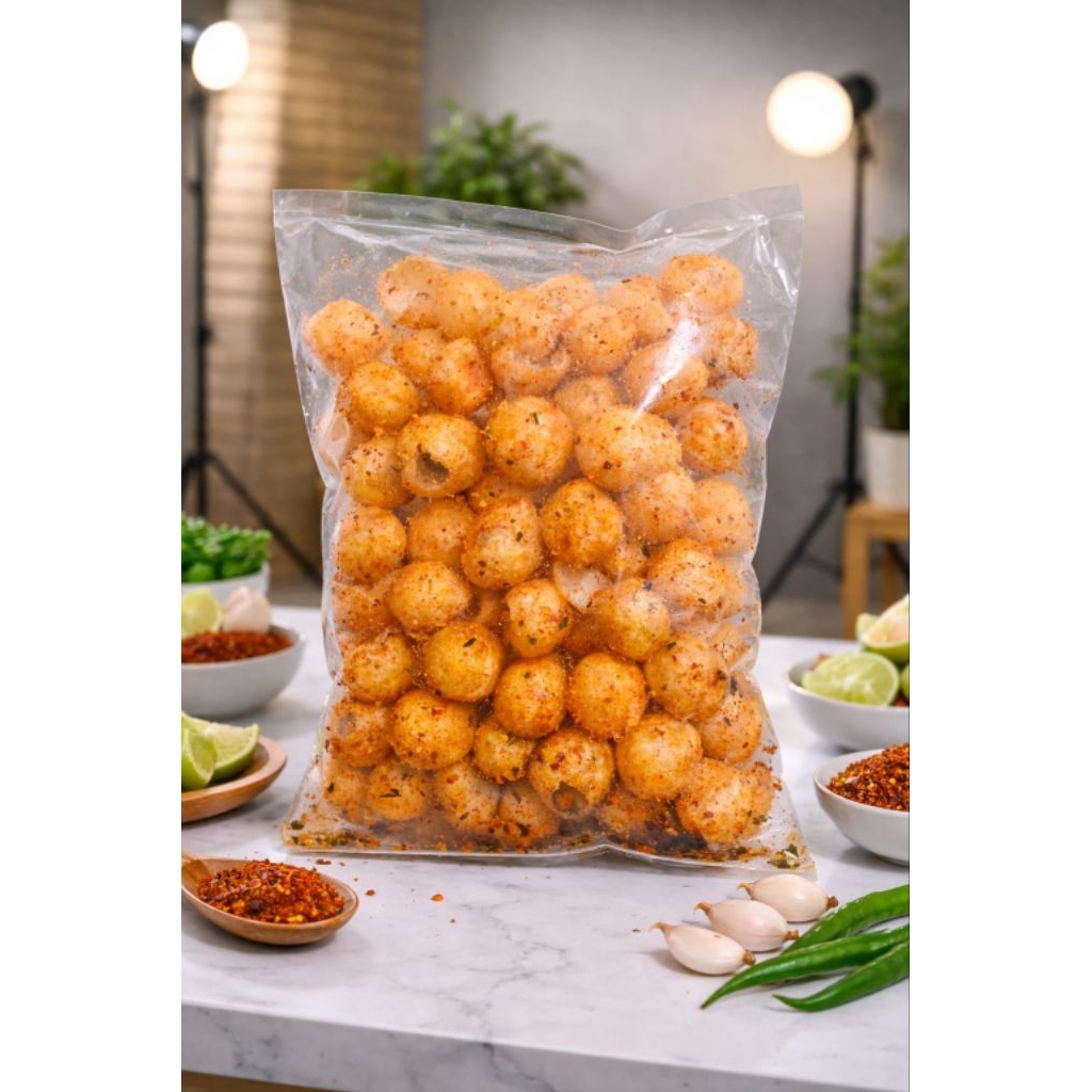 Cimol pedas Daun jeruk