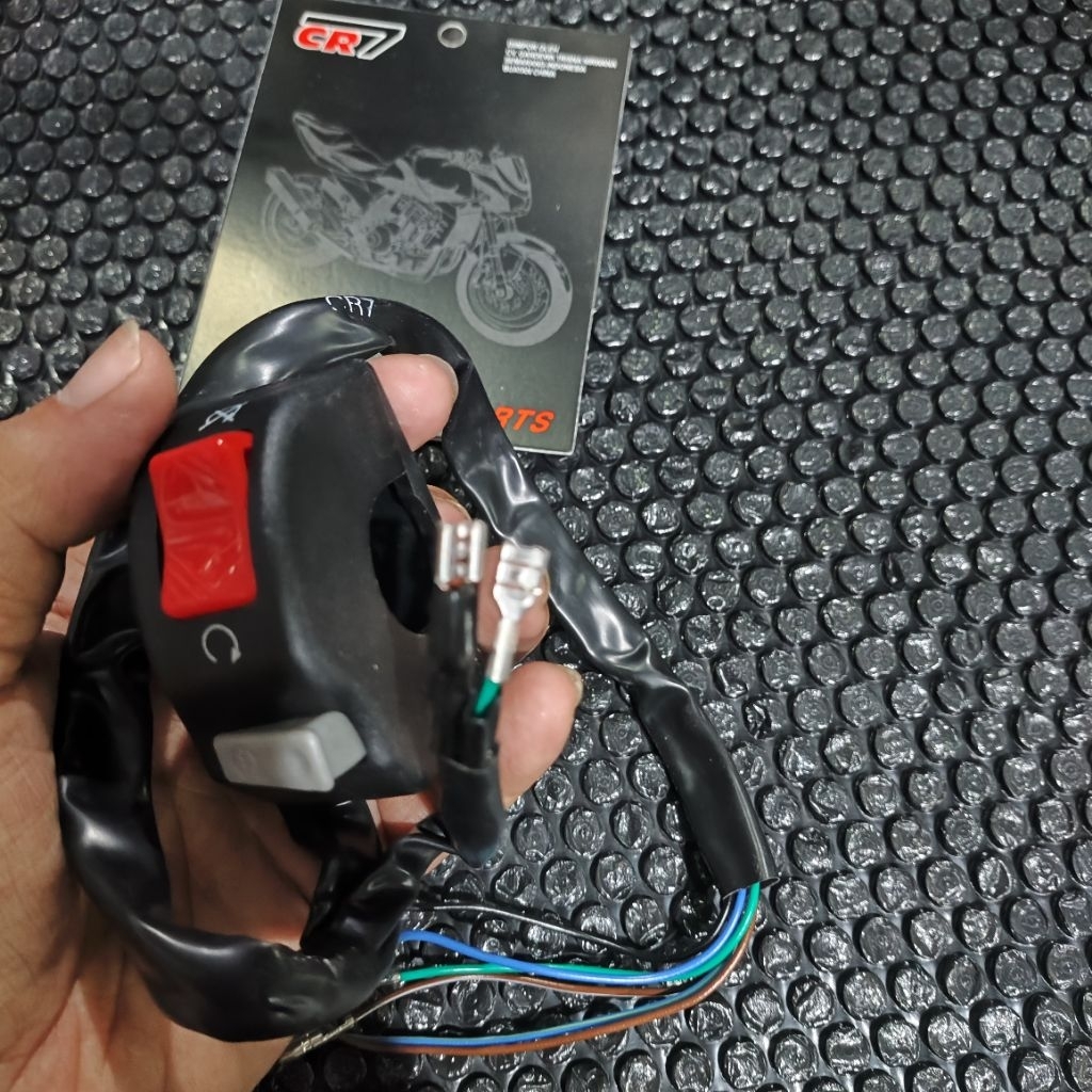 Saklar Kanan 2 Tombol Vietnam On Off Lampu Plus Tombol Stater Mesin Universal Motor Vixion Klx Mt15 