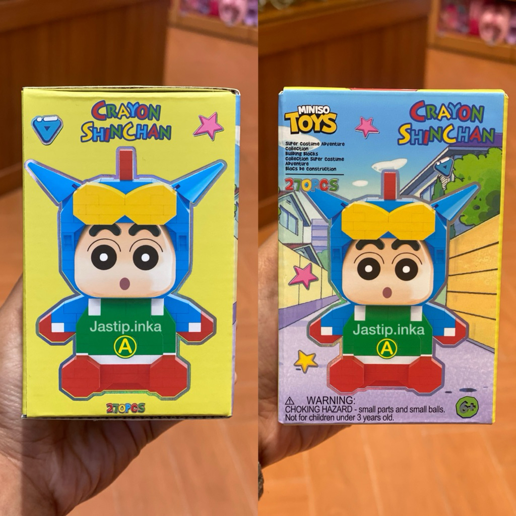 Miniso x Shinchan - Mini Building Blocks Figure (Kamen) Miniso