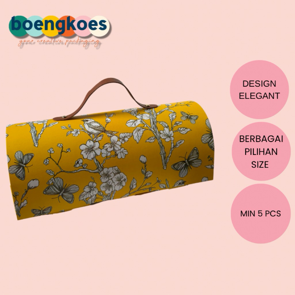 BOENGKOES BOX KEMASAN HAMPERS IMLEK CNY TREASURE BOX, KOTAK KUE MOTIF CNY