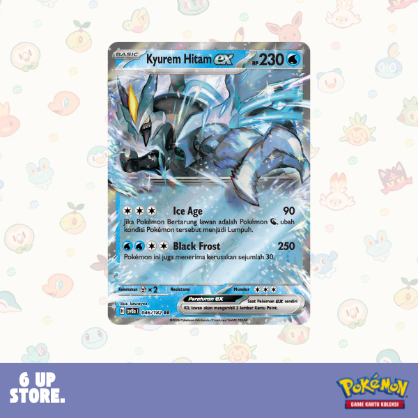 Kyurem Hitam ex (RR) - sv8s Kilat Rasi Pokemon Indonesia