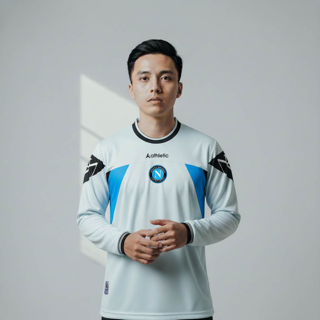 ATHLETIC SPORTWEAR - Jersey Vintage Bola Fantasy Napoli GK 2003-04 Fullprinting Casual - Atasan