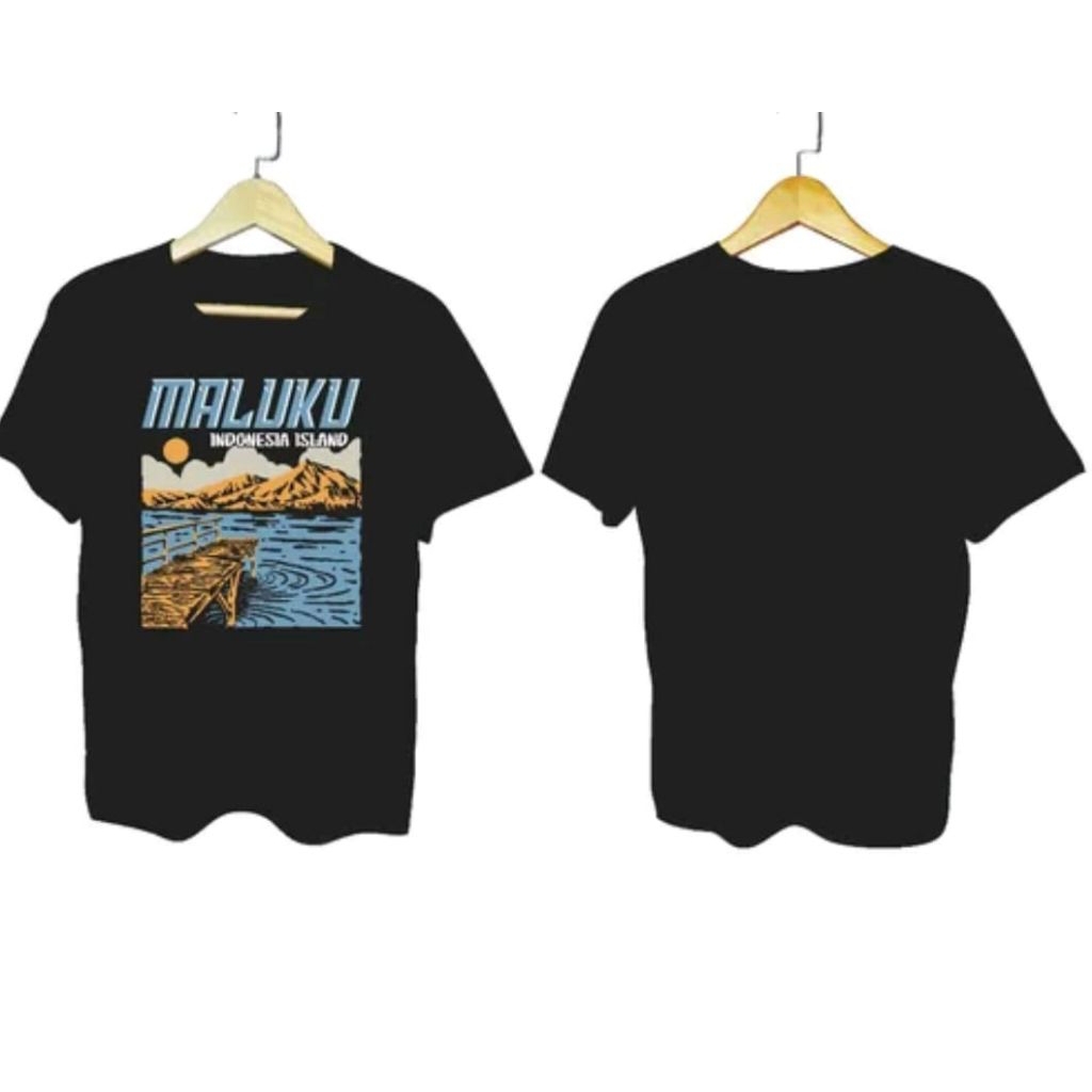 Kaos Maluku Indonesia Island Kaos Distro Unisex