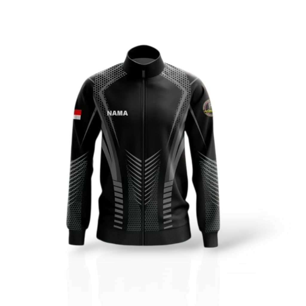 custom jaket full printing bahan diadora & parasut