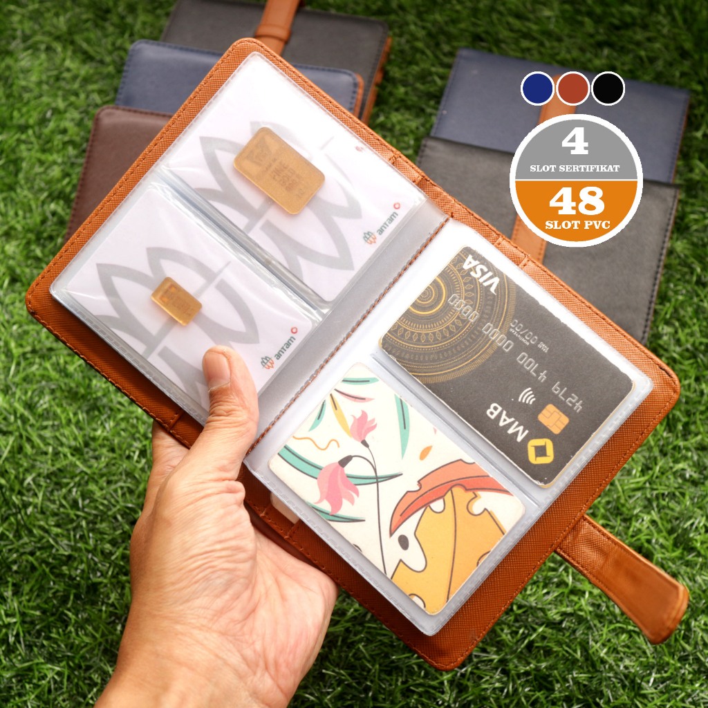 Dompet Emas Kartu Mini Gold Antam Logam Mulia