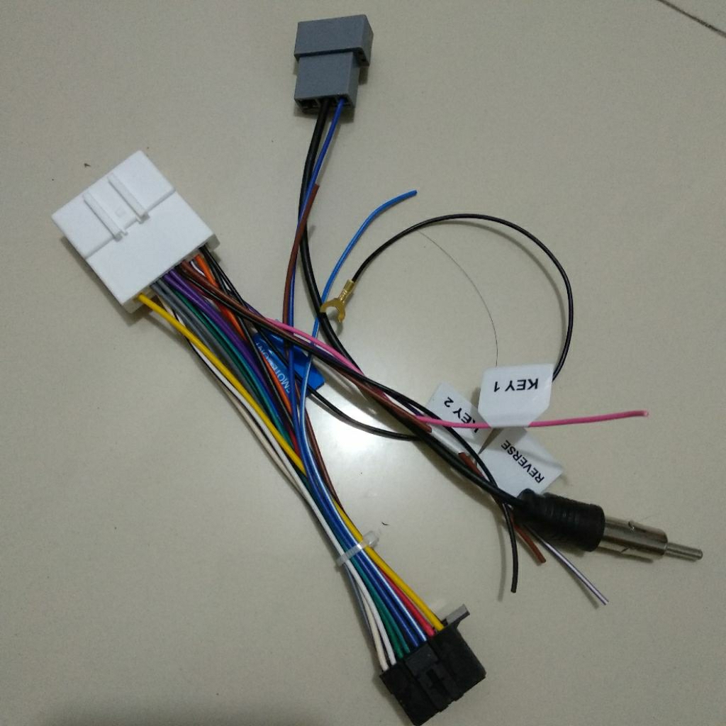 Soket PNP Head Unit Kenwood DDX 4019BT ke Mobil Nissan Grand Livina