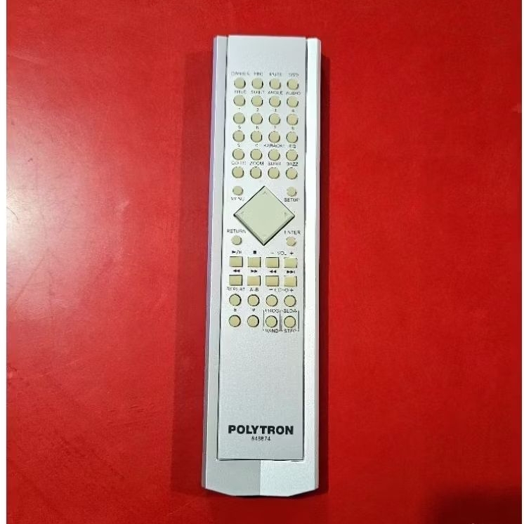REMOT COMPO AUDIO POLYTRON GD 712 ORIGINAL KODE 84B874 SILVER