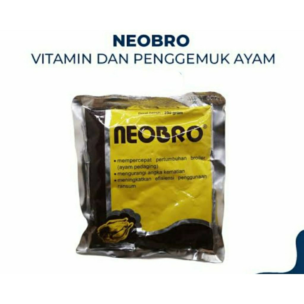 Neobro Neo bro vitamin penggemukan ayam unggas 10gram
