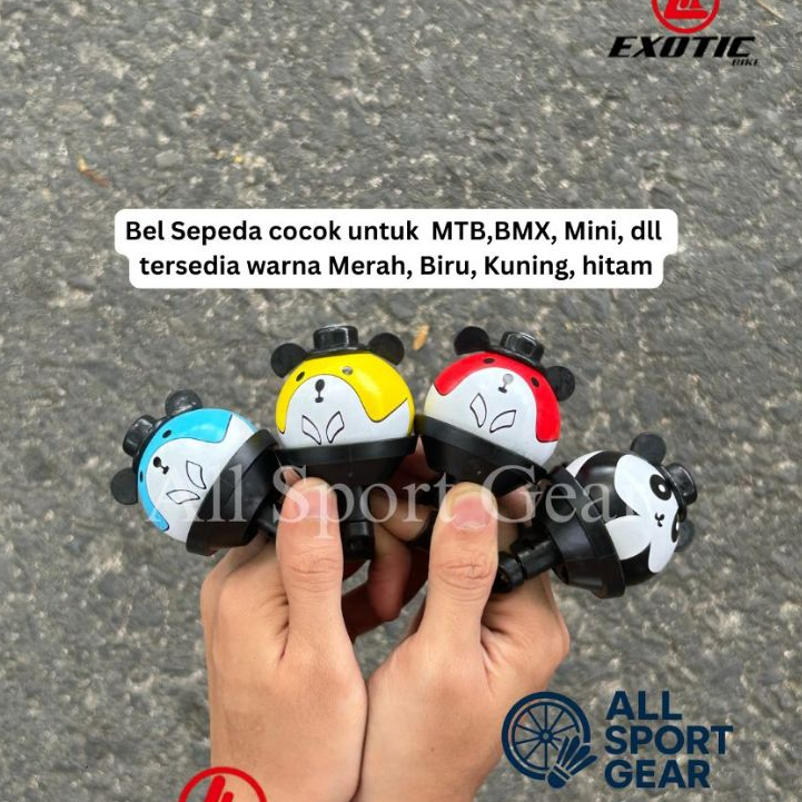 Bel Sepeda anak MTB mini bmx Exotic Pacific motif lucu / lonceng sepeda bagus nyaring sepeda alloy