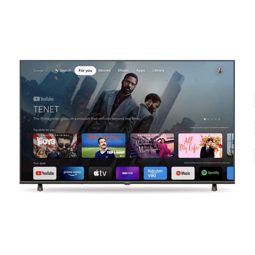 AQUA LED 43H5F 43 inch FHD Smart Android Google TV Digital DVB-T2 Layar Full HD 43"