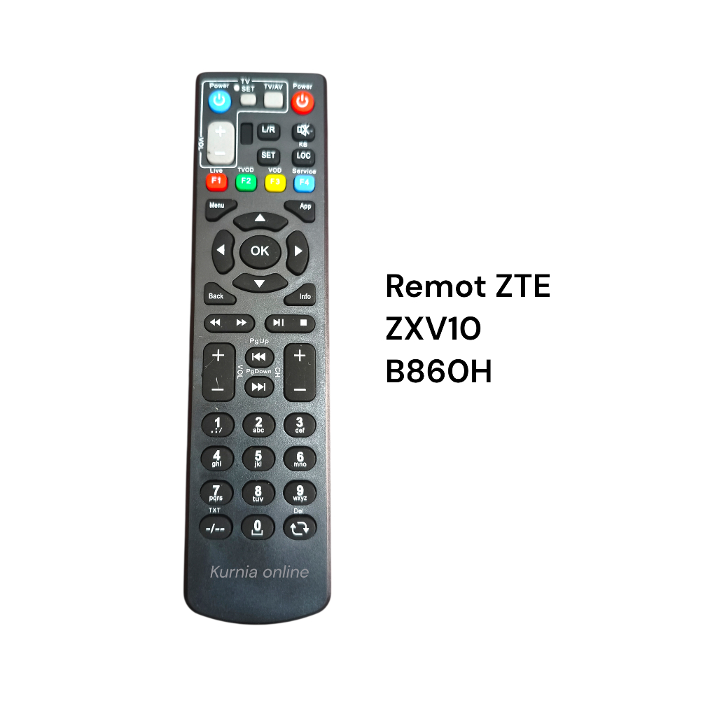 REMOT ZTE USS TV ZTE ZXV10 B860H