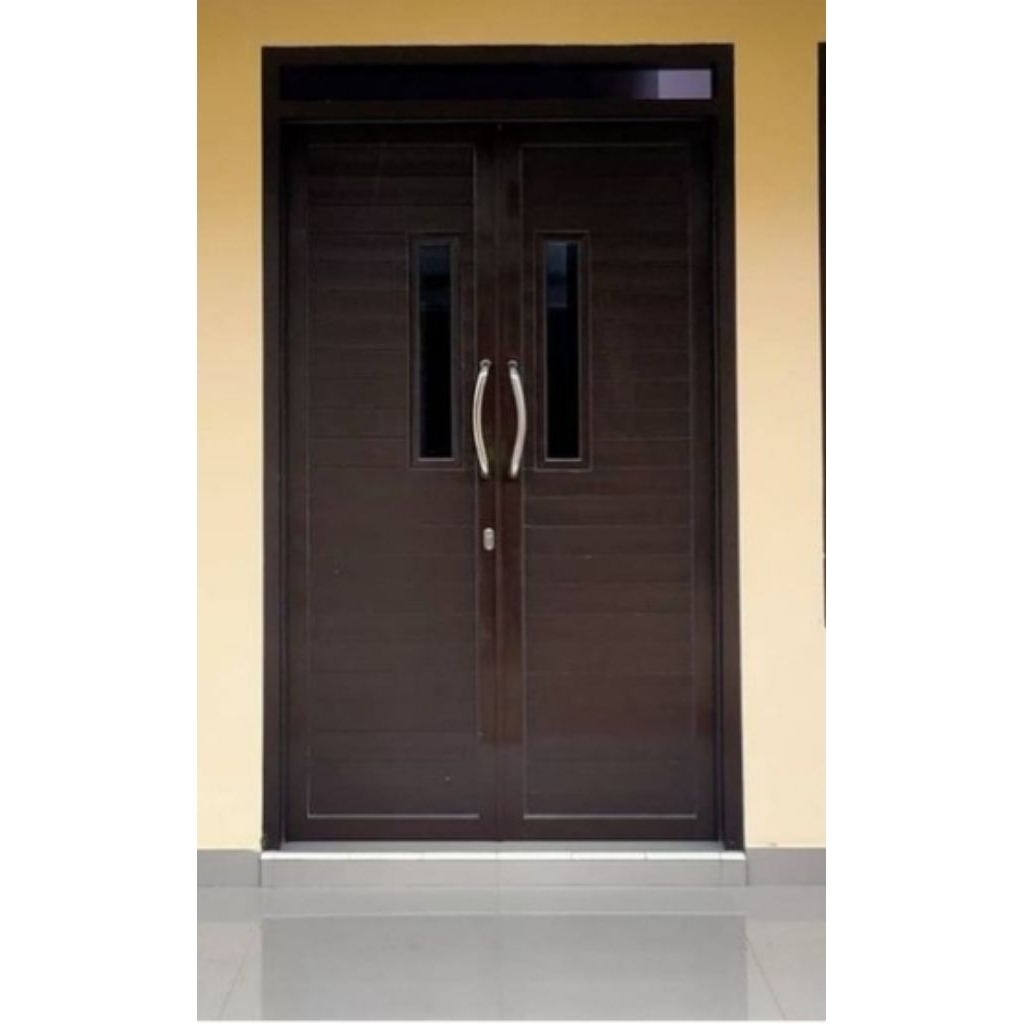 1set pintu kupu-kupu aluminium alexindo 4in ukuran 210x130cm