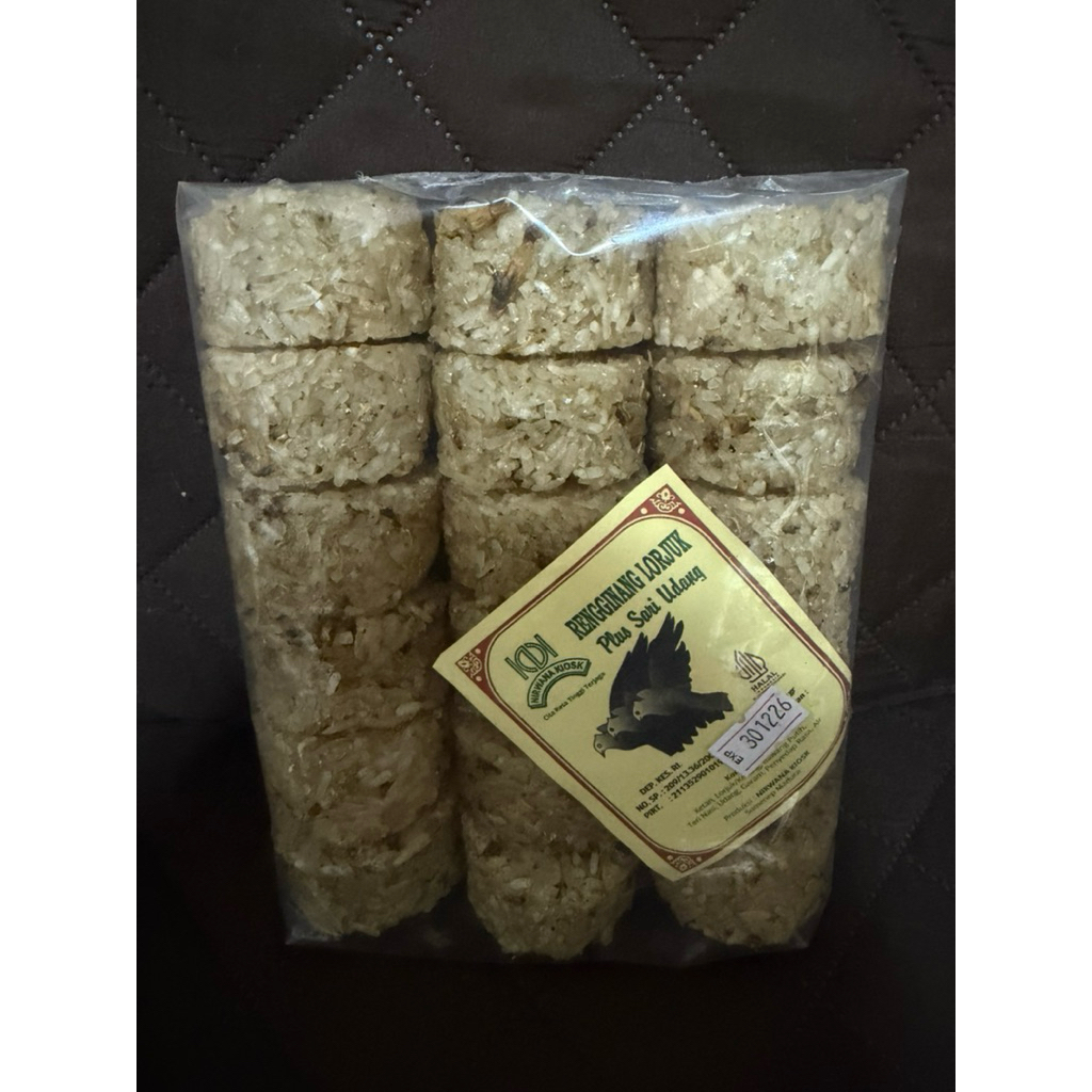 rengginang lorjuk mentah khas madura