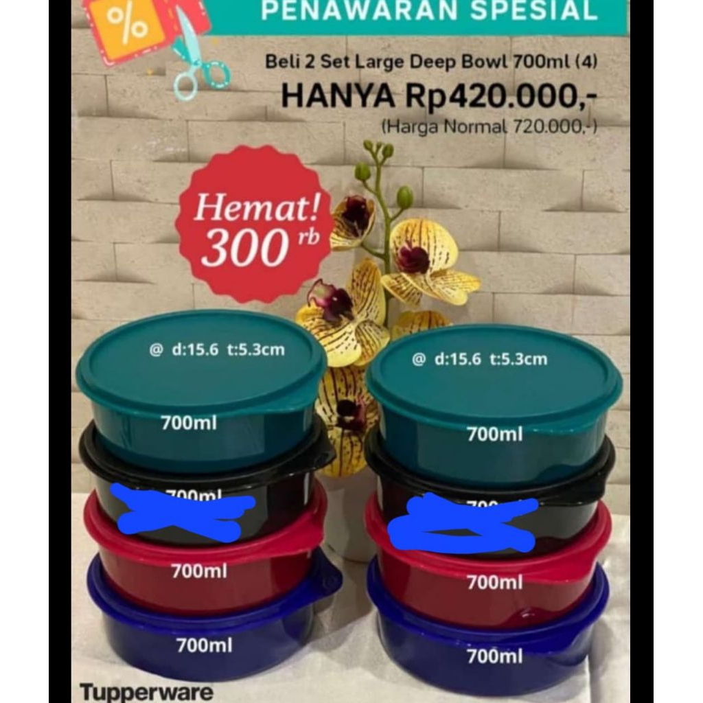 NEW, Large Deep Bowl 700 ml
