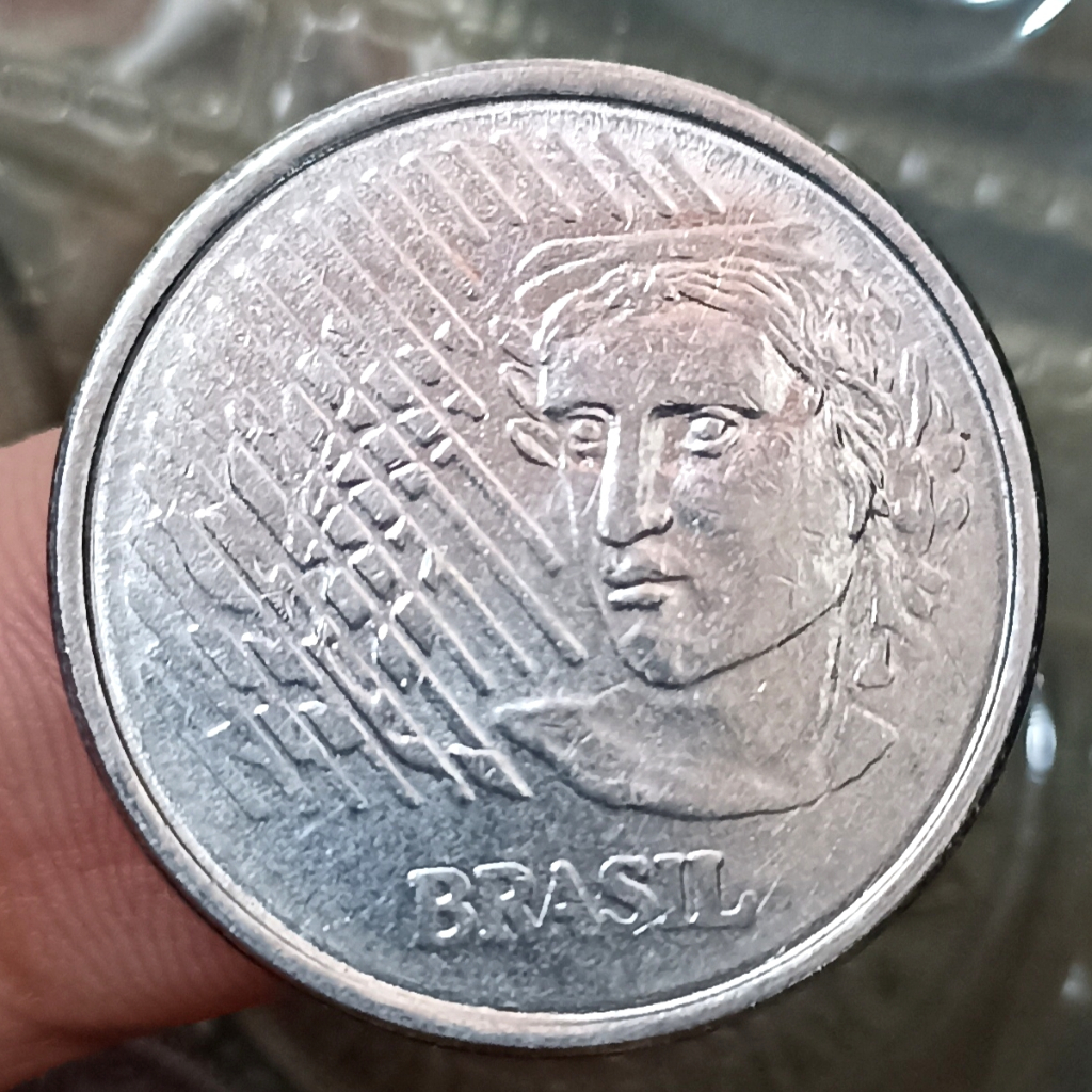 Koin Kuno Brazil 1 Real Tahun 1994