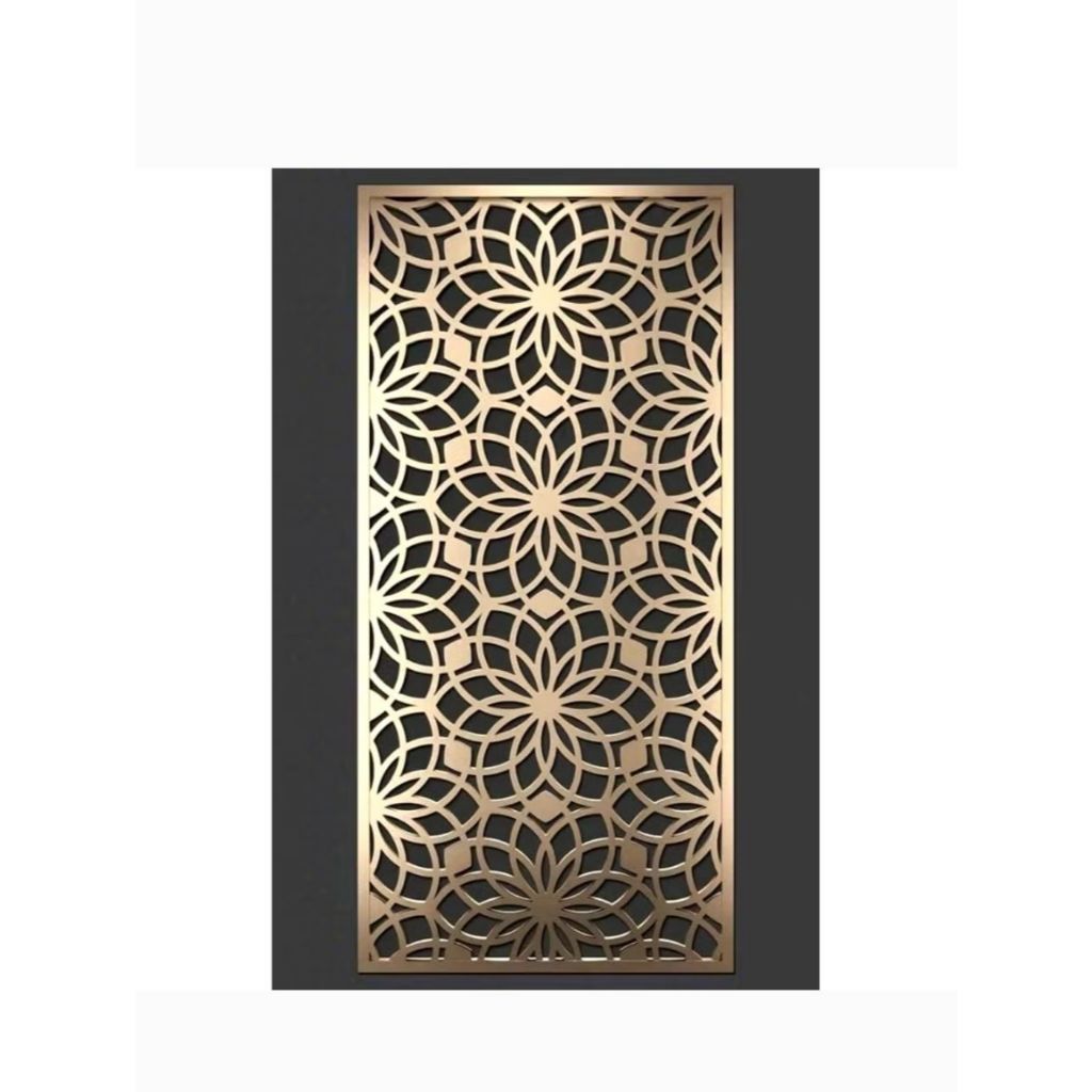 Laser Plat Pagar, Ornamen Pagar, Krawangan, Plat Cnc, Plat Cutting, Plat Laser Cutting, type A 01