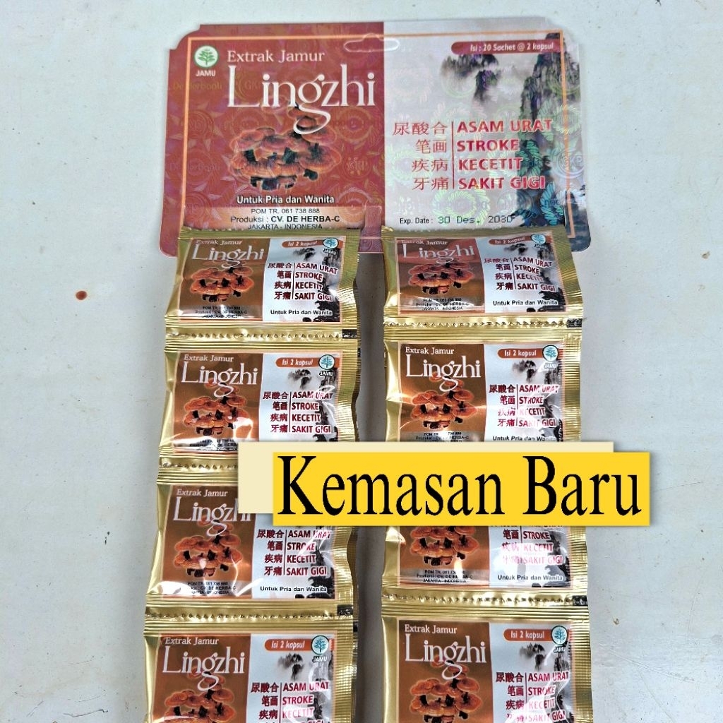 EXTRAK JAMUR LINGZHI ORIGINAL KAPSUL
