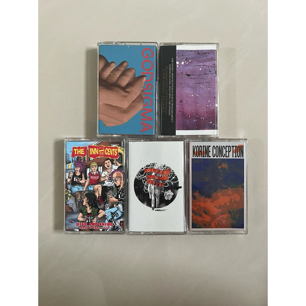 Kaset Pita Sepaket Sajama Cut The Innocents Glory Of Love Korine Conseption Cassette Tape