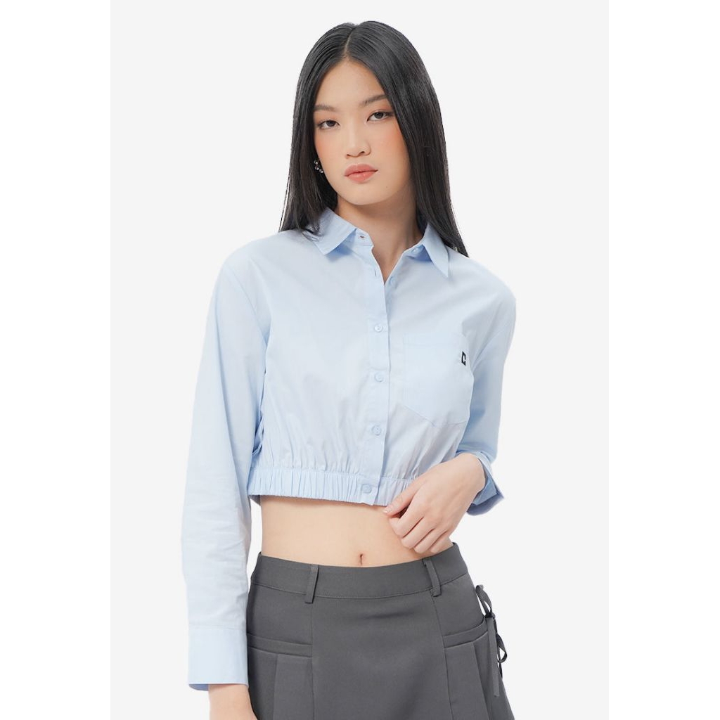 COLORBOX SALE Kemeja Crop - Blouse Crop COLORBOX