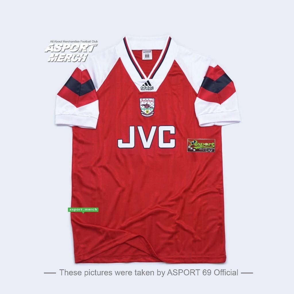 JERSEY RETRO ARSENAL HOME 93 95 JVC