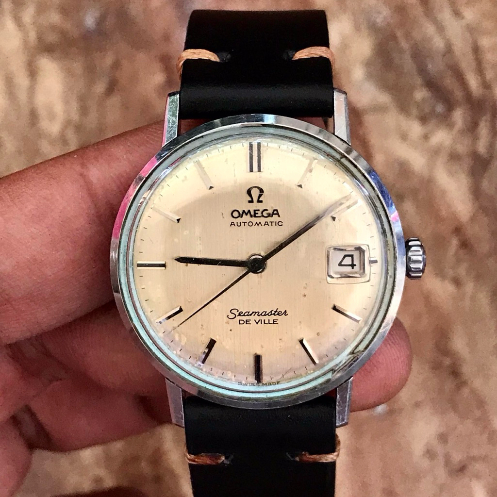 Omega Seamaster Deville. Automatic watch Circa 1960's Just Date rare collector item