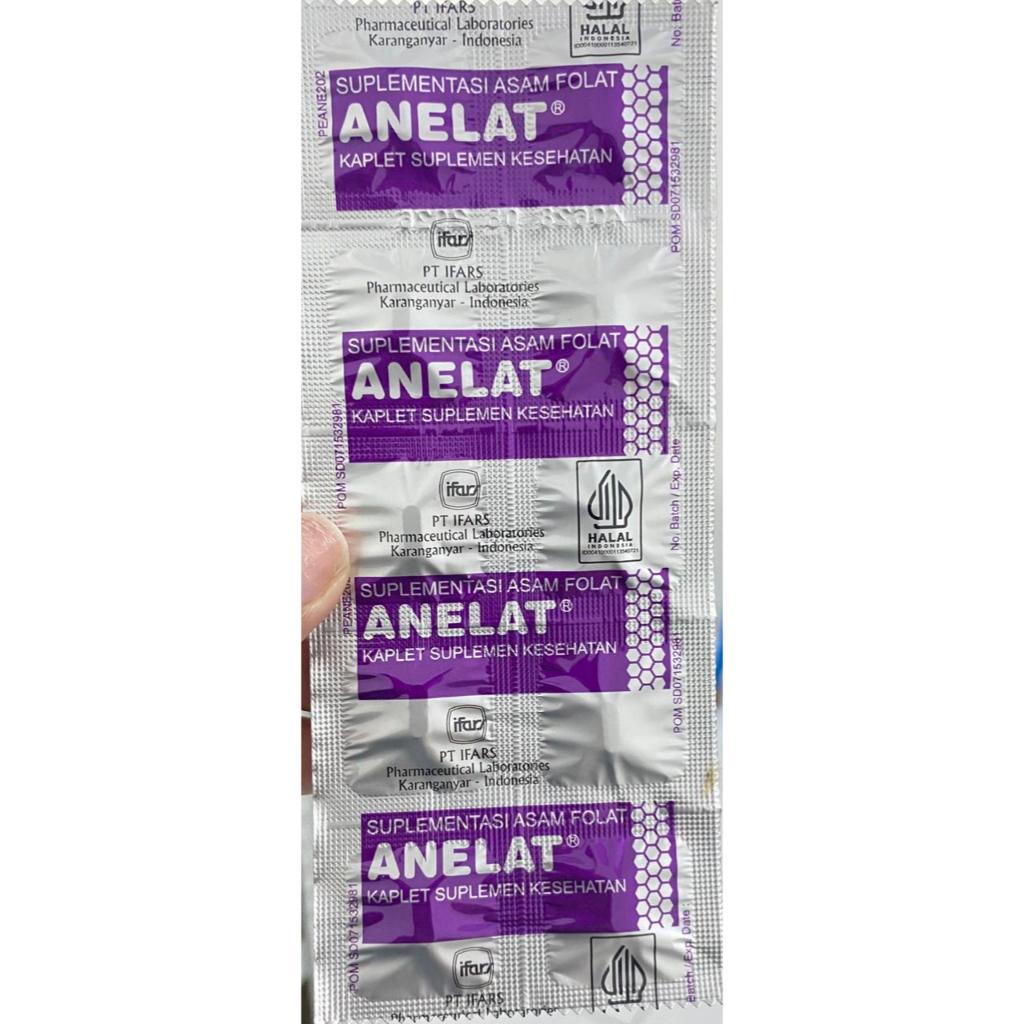 Anelat 10 Tablet - Suplemen Asam Folat untuk Kehamilan dan Laktasi