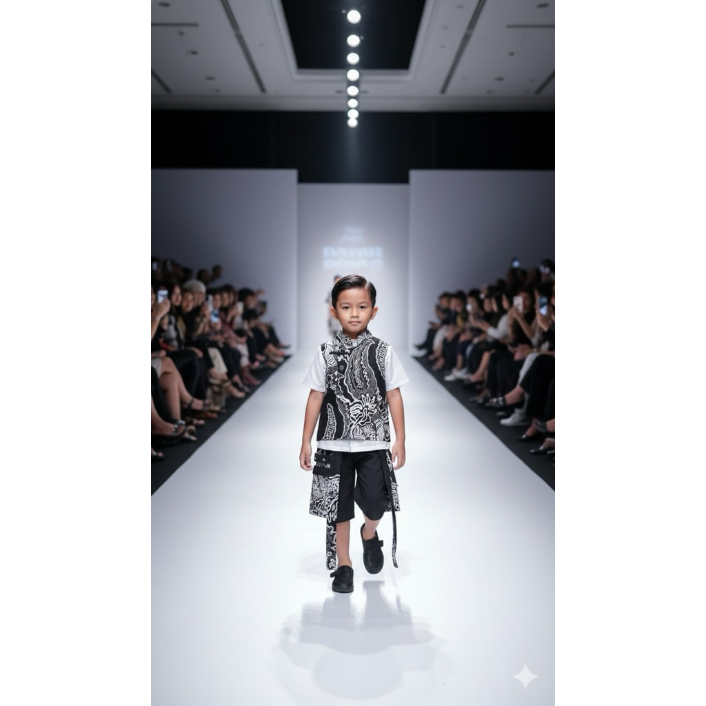 SETELAN BATIK ANAK LAKI FASHION SHOW CASUAL