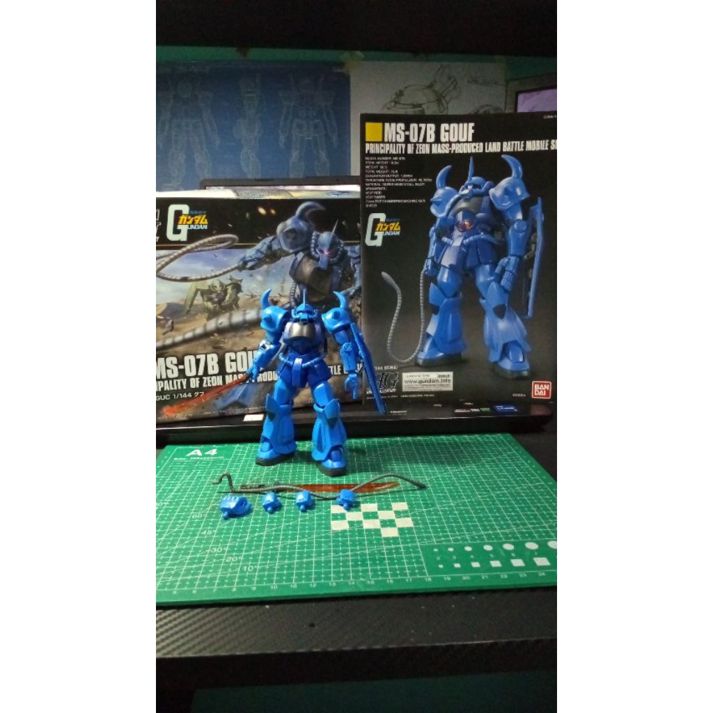 HG Gouf Revive Bandai (Sudah rakit & Panel line)