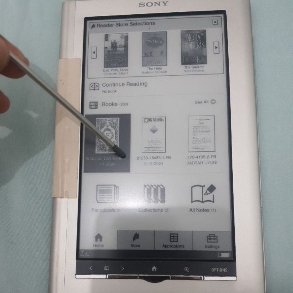 Sony e reader prs 950 bukan kobo kindle