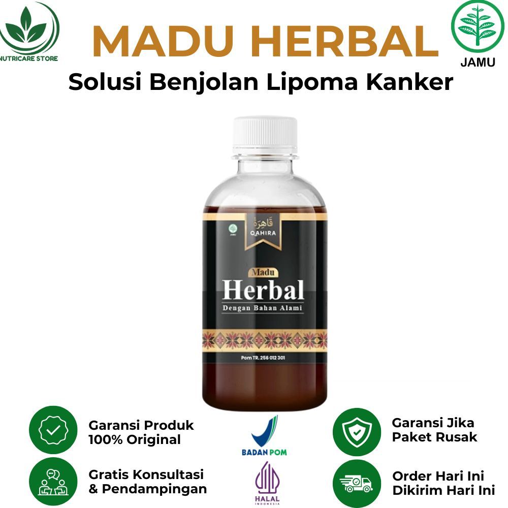 MADU BAJAKAH QAHIRA Asli Original Atasi Benjolan Tumor Leher Lipoma Ampuh