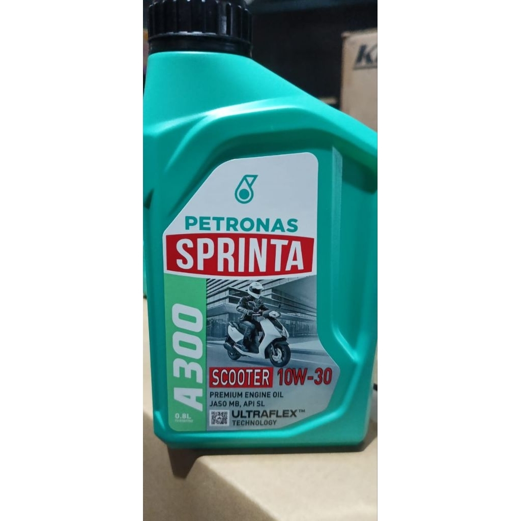 OLI MESIN MOTOR 4T PETRONAS SPRINTA A300 SCOOTER/MATIC 0.8LITER ORIGINAL