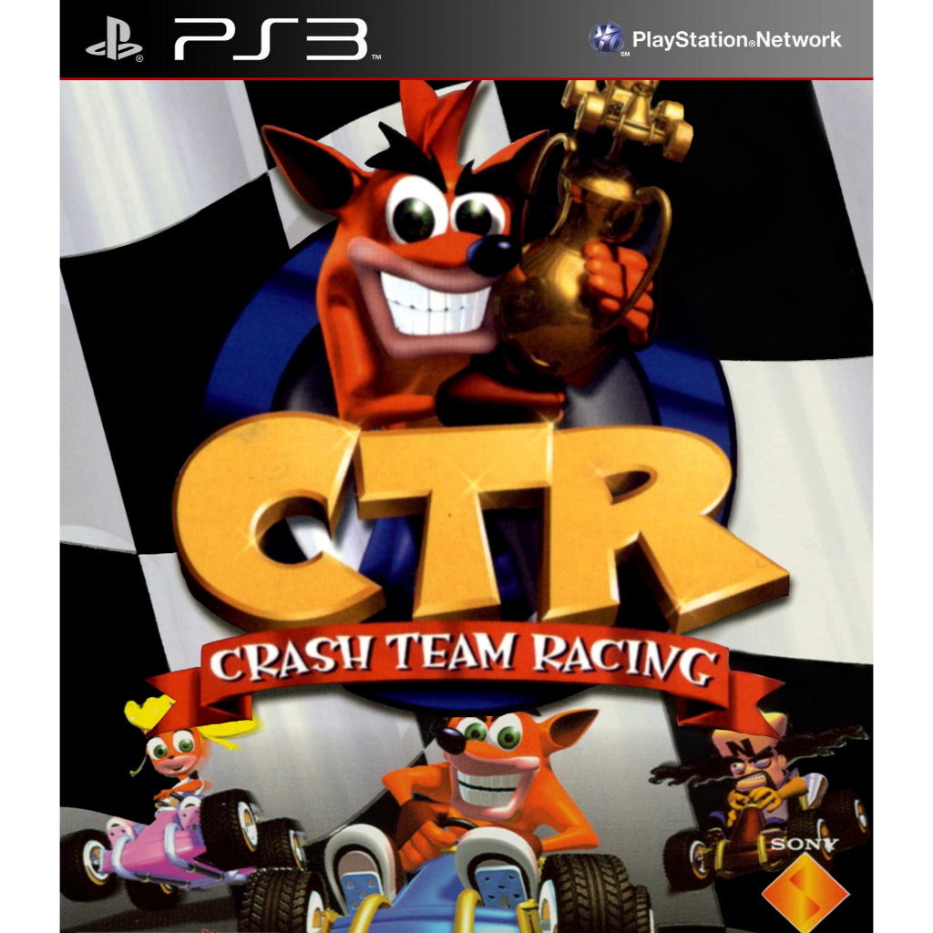 KASET GAME PS3 PKG CRASH TEAM RACING (CTR)