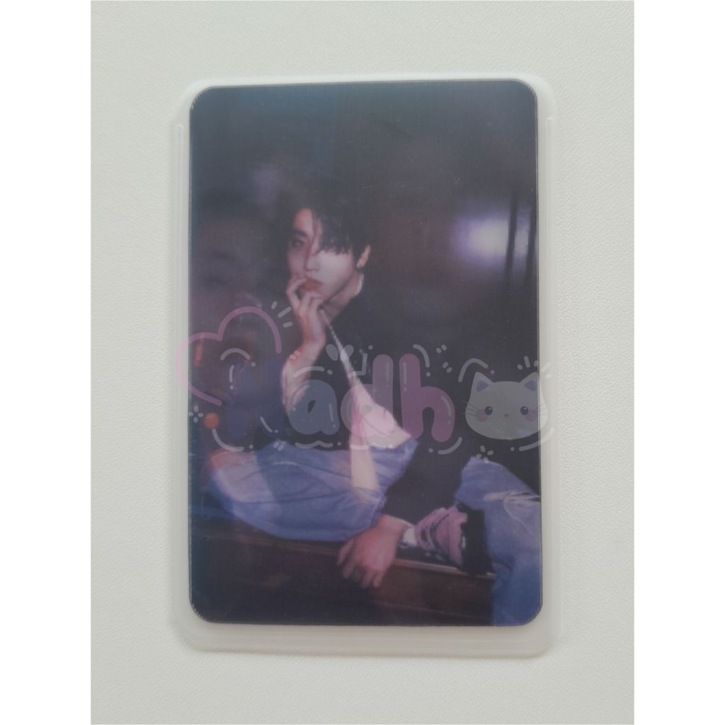 Photocard Lenticular Han Jisung black ver. DO IT Stray Kids SKZ
