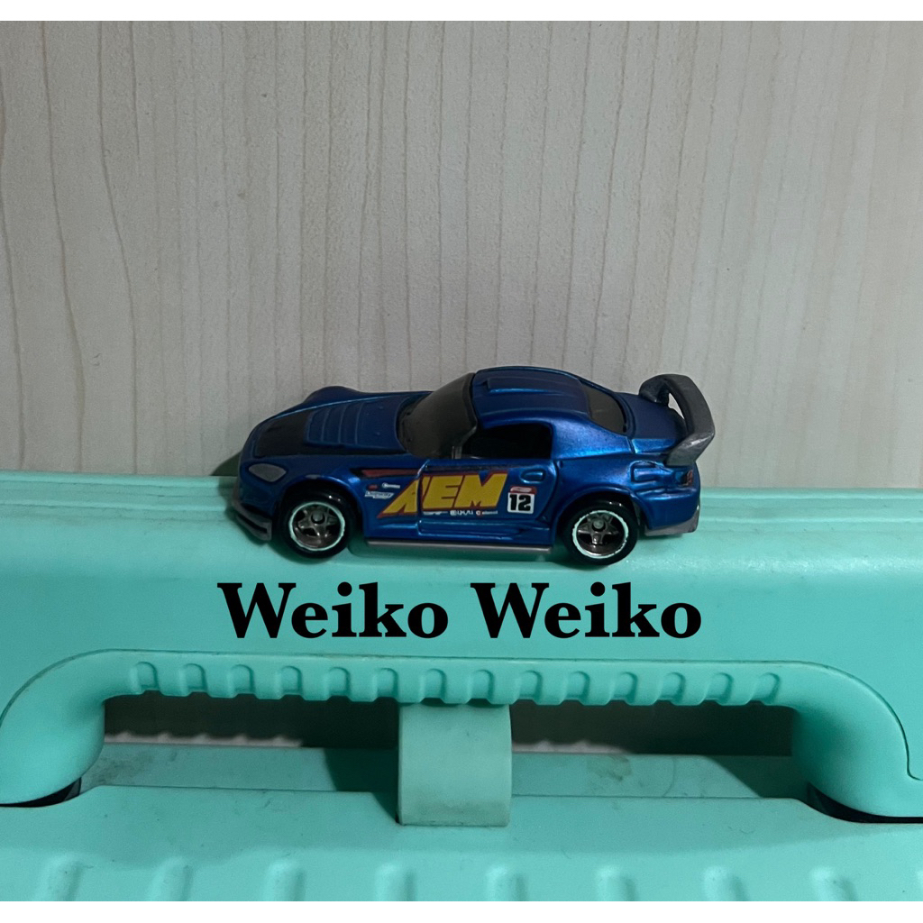 hotwheels loose ban karet honda s2000 AEM blue
