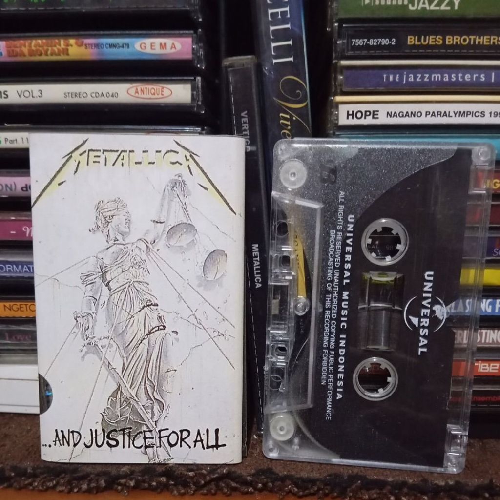 kaset metallica and justice for all