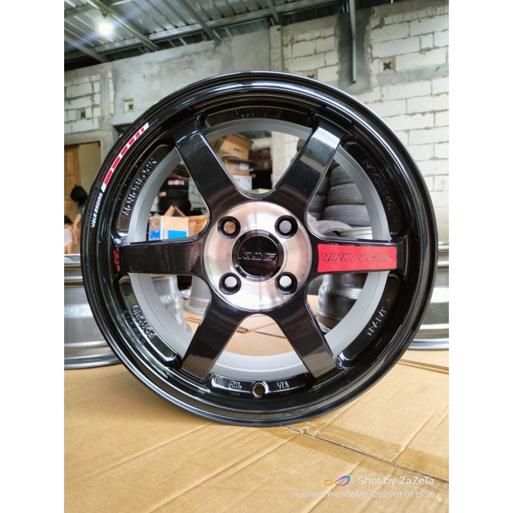 VELG MOBIL RAYS TE37 (BARU) RING 15 X 6,5 ET 42 PCD 4X100 by JF Luxury