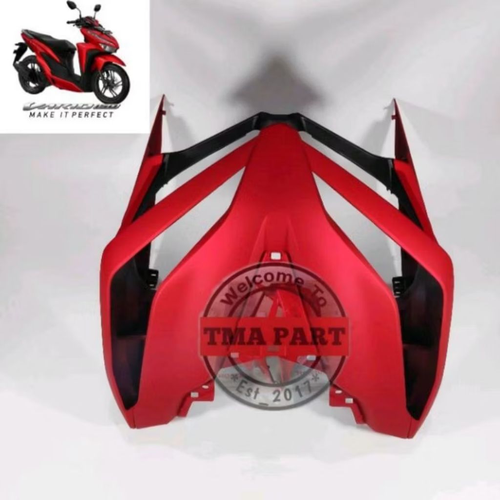 Paketan Full Set Tameng Depan Sayap RL Garnish Lampu honda click Vario 125 150 Led 2018 - 2021 K59J 