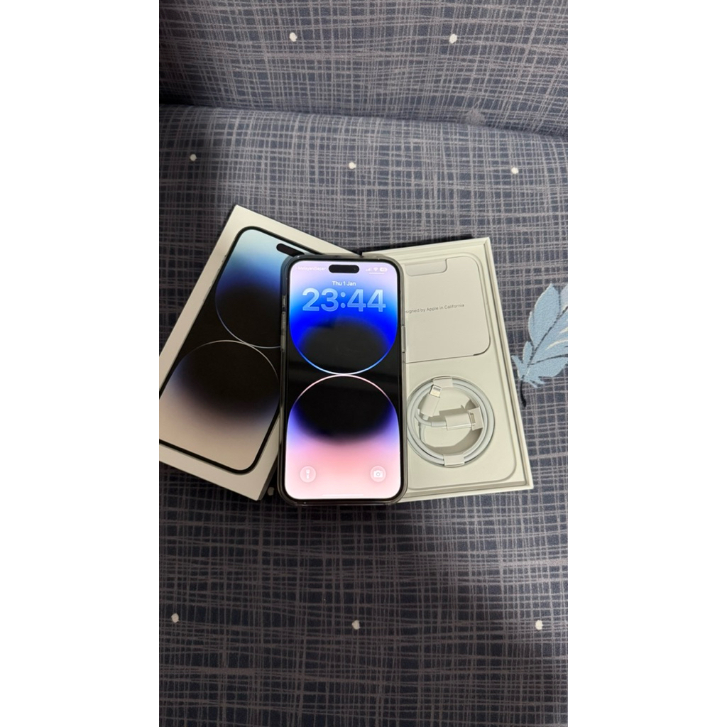 iphone 14 pro max silver 256gb