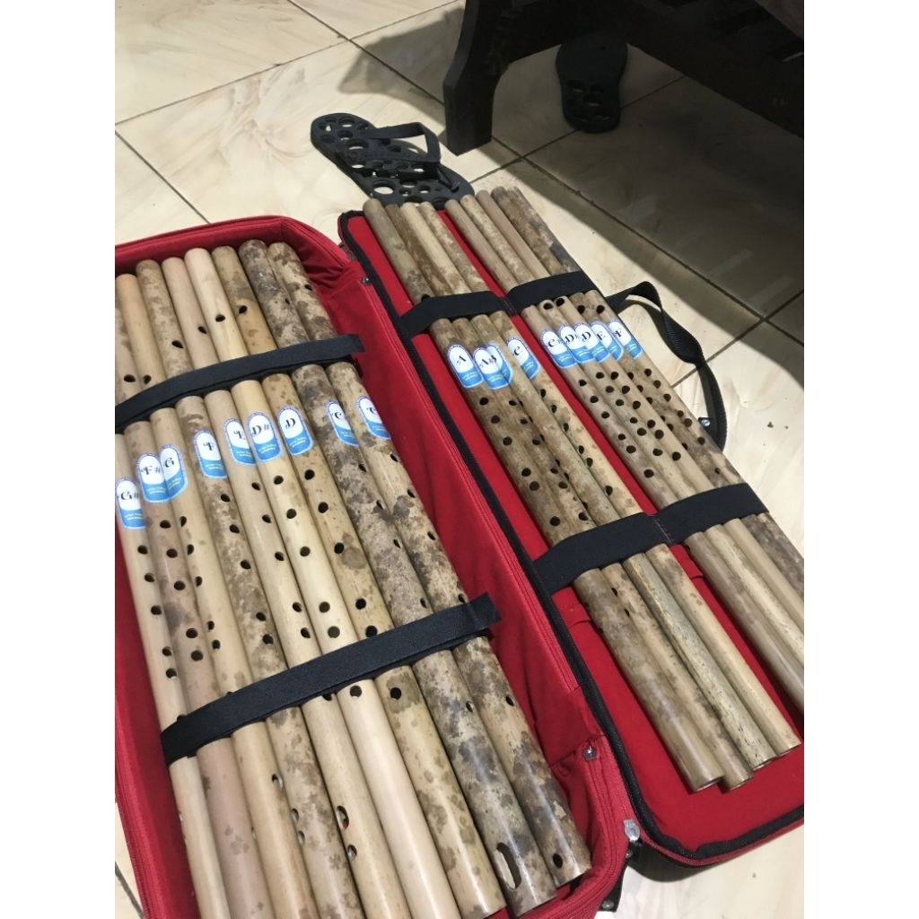 suling dangdut 1 set plus tas