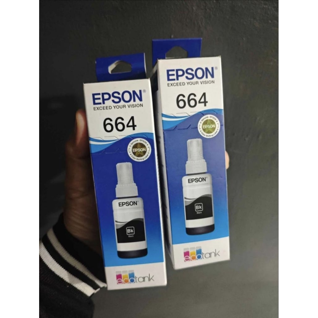 Tinta Epson original 664 Black / Hitam