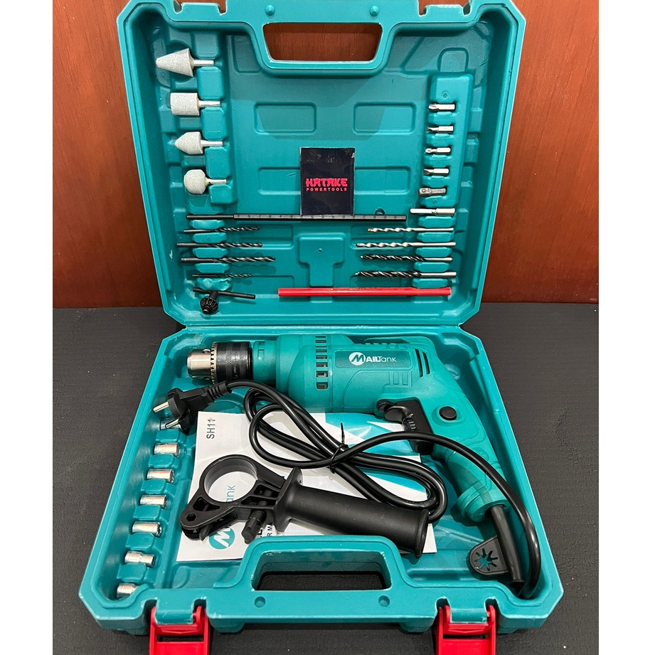 Mesin Bor Tangan Listrik Tembok Beton Mesin Bor Set MIKAYO / Mesin Bor Beton MAKITA 13 Mm Hammer Imp