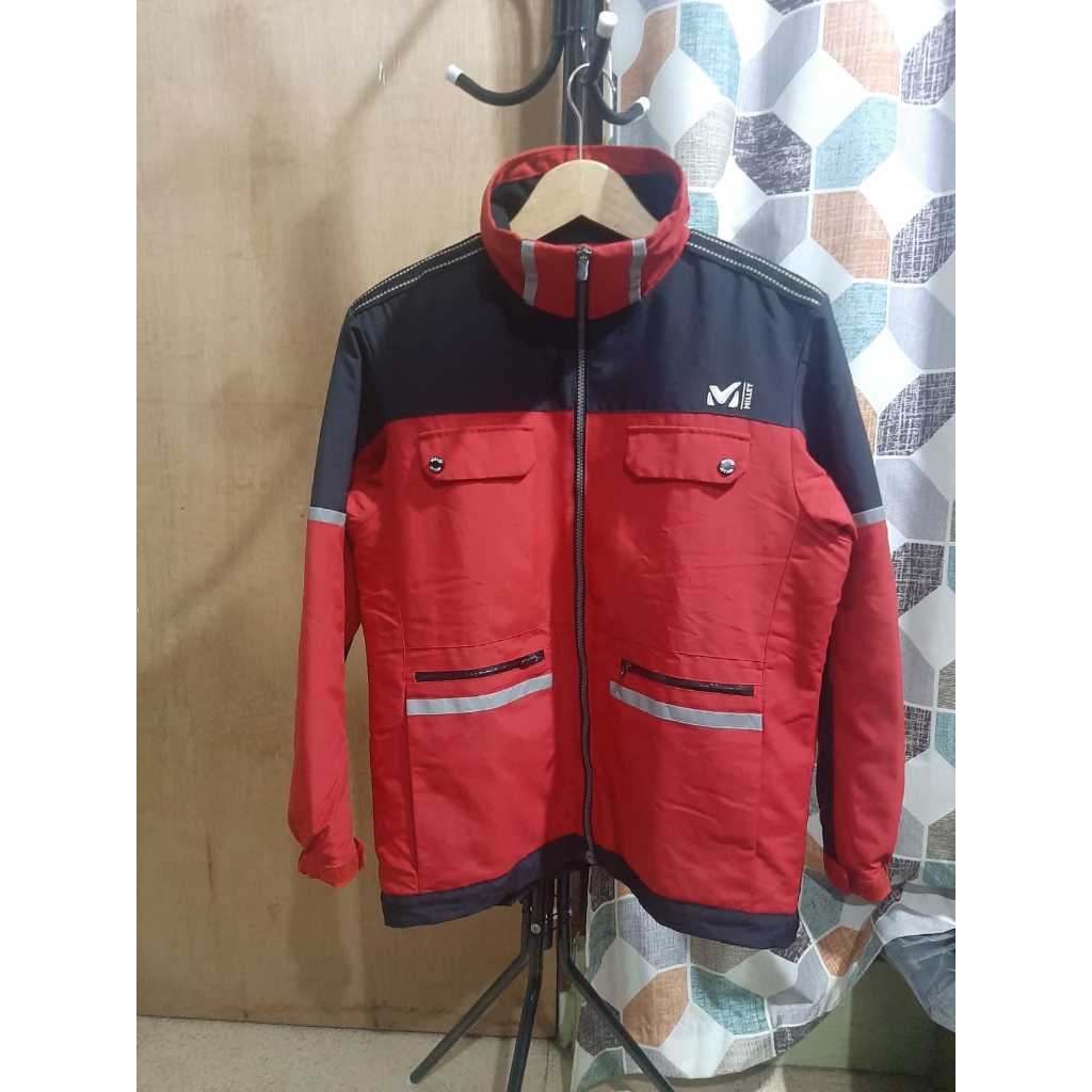 Millet Outdoor-Jaket Outdoor Brand Millet Unisex Merah