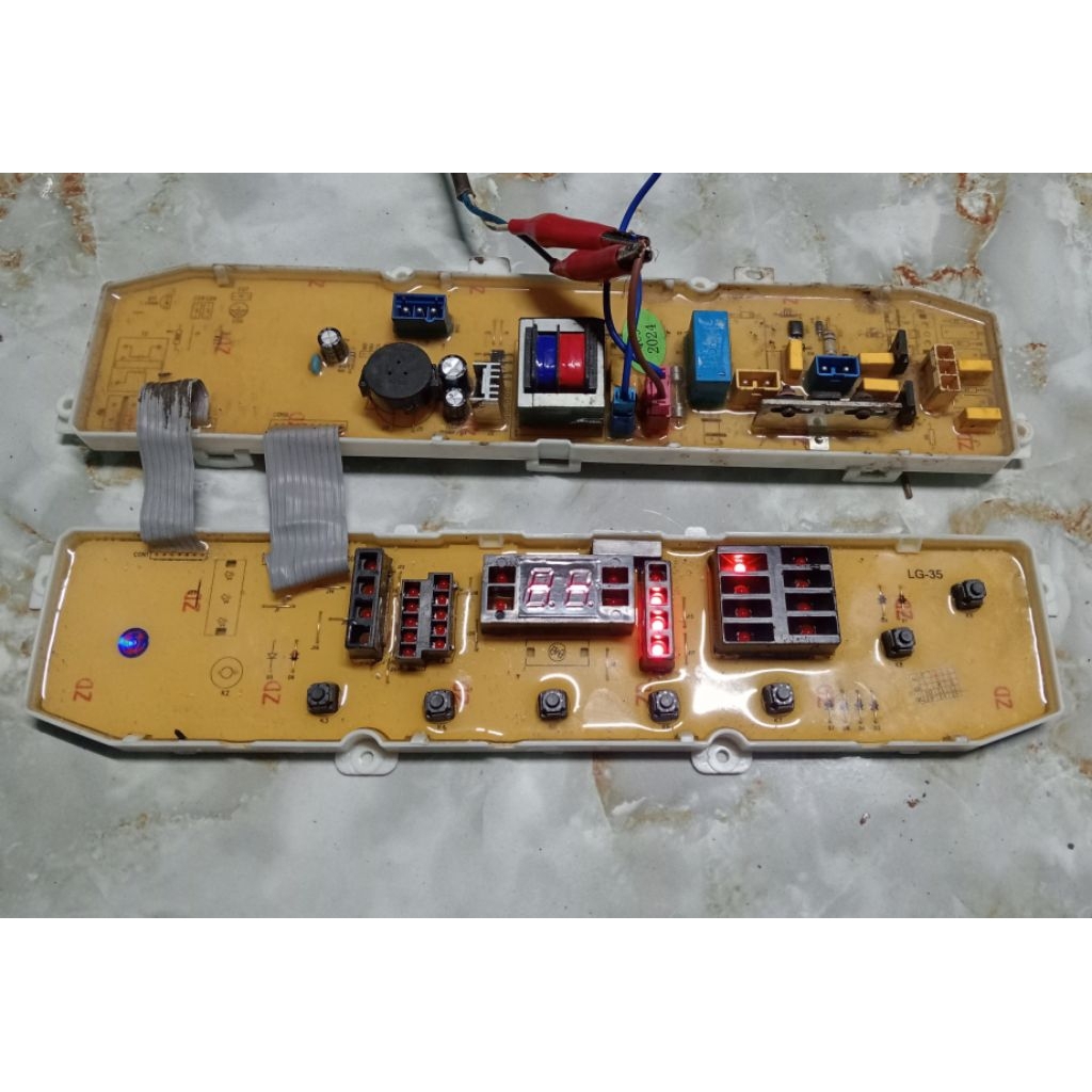 modul mesin cuci LG turbo drum second