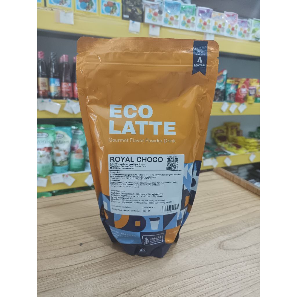 Bubuk Minuman Ecolatte 1kg - Rasa Royal Choco
