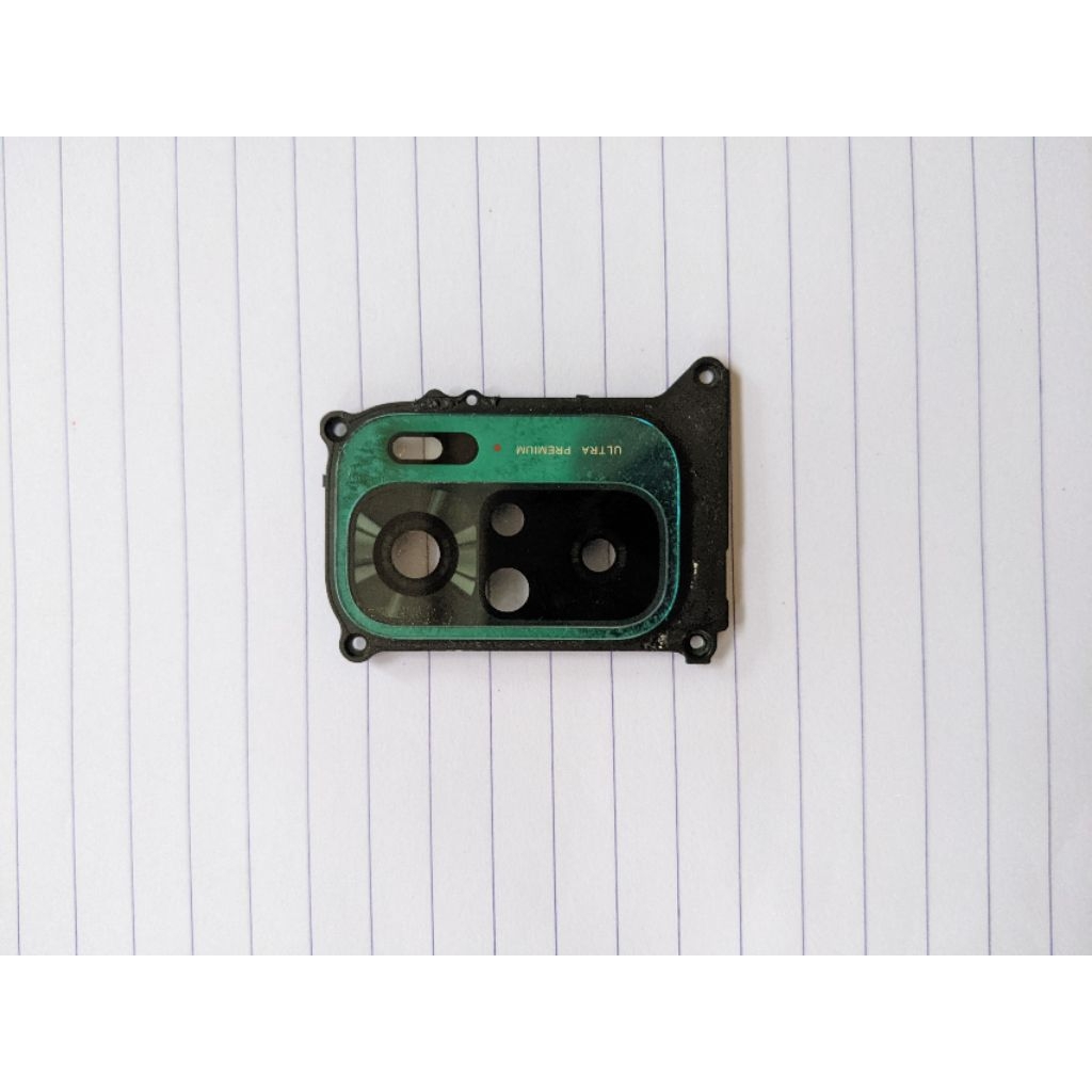 Tutup Kamera/Frame Kamera Copotan Redmi Note 10S Hijau Minus Jamuran