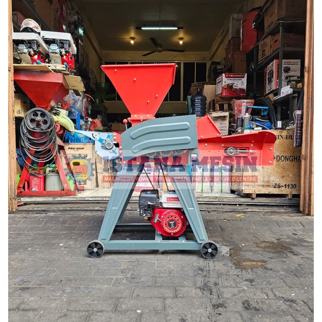 MESIN PENCACAH RUMPUT PELEPAH SAWIT RANTING MULTIFUNGSI OKINAWA OCC 6 300 COMPLETE MESIN